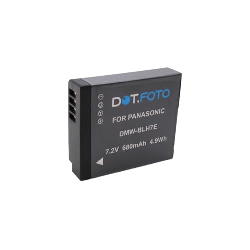 Dot.Foto DMW-BLH7, DMW-BLH7E Premium 7.2v / 680mAh Akku für Panasonic Lumix DMC-GM1, DMC-GM5, DMC-GF7, DMC-LX10, DMC-LX15 Dot.Foto DMW-BLH7, DMW-BLH7E Premium 7.2v / 680mAh Akku für Panasonic Lumix DMC-GM1, DMC-GM5, DMC-GF7, DMC-LX10, DMC-LX15 von Dot.Foto
