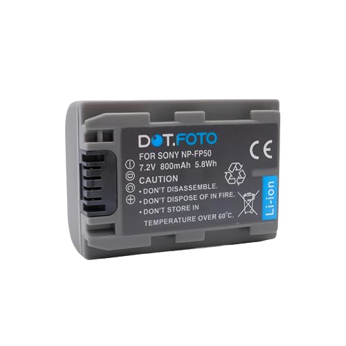 Dot.Foto NP-FP30, NP-FP50 Premium 7.2v / 800mAh Akku für Sony Dot.Foto NP-FP30, NP-FP50 Premium 7.2v / 800mAh Akku für Sony von Dot.Foto