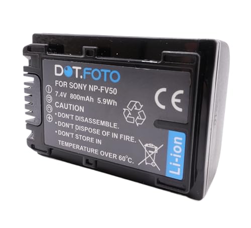 Dot.Foto NP-FV30, NP-FV40, NP-FV50 Premium 7.4v / 800mAh Akku für Sony HDR-CX150E HDR-CX170 HDR-CX300 HDR-SR68 DCR-SX85 HDR-CX190 HDR-CX130 Dot.Foto NP-FV30, NP-FV40, NP-FV50 Premium 7.4v / 800mAh Akku für Sony HDR-CX150E HDR-CX170 HDR-CX300 HDR-SR68 DCR-SX85 HDR-CX190 HDR-CX130 von Dot.Foto