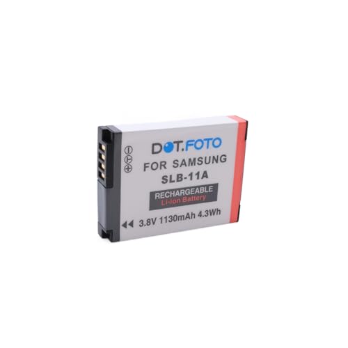 Dot.Foto SLB-11A Premium 3.8v / 1130mAh Akku für Samsung von Dot.Foto