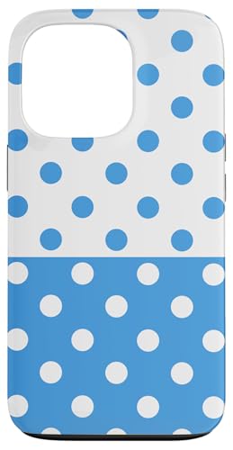 Babyblau und Weiß gepunktet, Vintage, Boho, ästhetisch, gepunktet Hülle für iPhone 13 Pro Babyblau und Weiß gepunktet, Vintage, Boho, ästhetisch, gepunktet Hülle für iPhone 13 Pro von DotStyle Creations