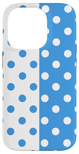 Babyblau und Weiß gepunktet, Vintage, Boho, ästhetisch, gepunktet Hülle für iPhone 14 Pro Babyblau und Weiß gepunktet, Vintage, Boho, ästhetisch, gepunktet Hülle für iPhone 14 Pro von DotStyle Creations