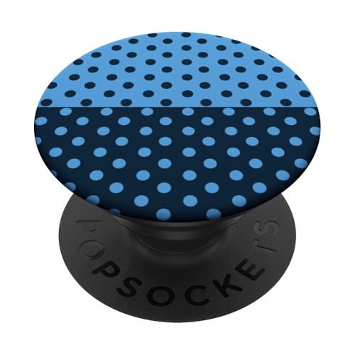Blau gepunktet Vintage Boho Ästhetik gepunktet niedlich adrett PopSockets Klebender PopGrip Blau gepunktet Vintage Boho Ästhetik gepunktet niedlich adrett PopSockets Klebender PopGrip von DotStyle Creations