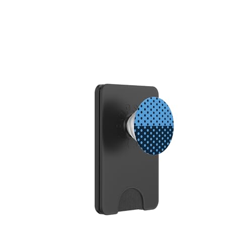 Blau gepunktet Vintage Boho Ästhetik gepunktet niedlich adrett PopSockets PopWallet für MagSafe Blau gepunktet Vintage Boho Ästhetik gepunktet niedlich adrett PopSockets PopWallet für MagSafe von DotStyle Creations