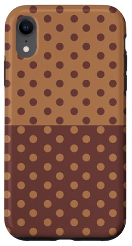 Braun gepunktet, Vintage, Boho, ästhetisch, gepunktet, adrett, niedlich Hülle für iPhone XR Braun gepunktet, Vintage, Boho, ästhetisch, gepunktet, adrett, niedlich Hülle für iPhone XR von DotStyle Creations