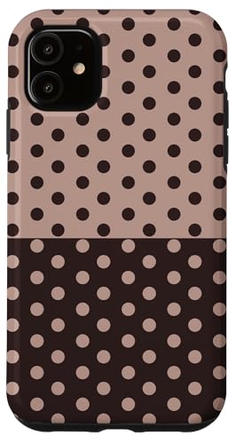 Braun gepunktet, Vintage, Boho, ästhetisch, hellbraun, gepunktet, adrett Hülle für iPhone 11 Braun gepunktet, Vintage, Boho, ästhetisch, hellbraun, gepunktet, adrett Hülle für iPhone 11 von DotStyle Creations