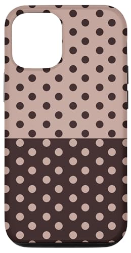 Braun gepunktet, Vintage, Boho, ästhetisch, hellbraun, gepunktet, adrett Hülle für iPhone 12/12 Pro Braun gepunktet, Vintage, Boho, ästhetisch, hellbraun, gepunktet, adrett Hülle für iPhone 12/12 Pro von DotStyle Creations