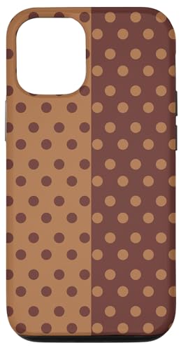 Braun gepunktet, Vintage, Boho, ästhetisch, hellbraun, gepunktet, adrett Hülle für iPhone 12/12 Pro Braun gepunktet, Vintage, Boho, ästhetisch, hellbraun, gepunktet, adrett Hülle für iPhone 12/12 Pro von DotStyle Creations