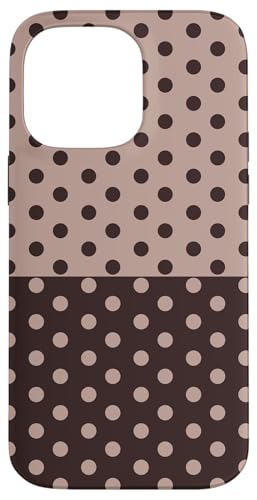 Braun gepunktet, Vintage, Boho, ästhetisch, hellbraun, gepunktet, adrett Hülle für iPhone 14 Pro Max Braun gepunktet, Vintage, Boho, ästhetisch, hellbraun, gepunktet, adrett Hülle für iPhone 14 Pro Max von DotStyle Creations