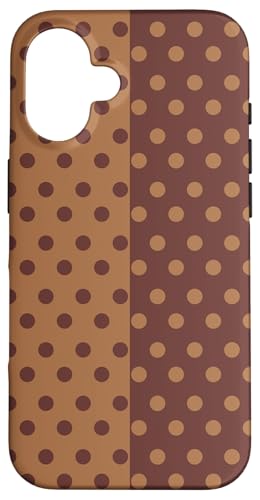 Braun gepunktet, Vintage, Boho, ästhetisch, hellbraun, gepunktet, adrett Hülle für iPhone 16 Braun gepunktet, Vintage, Boho, ästhetisch, hellbraun, gepunktet, adrett Hülle für iPhone 16 von DotStyle Creations
