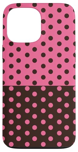 Braun und Rosa gepunktet, Vintage, Boho, ästhetisch, gepunktet, niedlich Hülle für iPhone 13 Pro Max Braun und Rosa gepunktet, Vintage, Boho, ästhetisch, gepunktet, niedlich Hülle für iPhone 13 Pro Max von DotStyle Creations