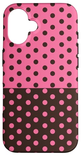 Braun und Rosa gepunktet, Vintage, Boho, ästhetisch, gepunktet, niedlich Hülle für iPhone 16 Braun und Rosa gepunktet, Vintage, Boho, ästhetisch, gepunktet, niedlich Hülle für iPhone 16 von DotStyle Creations