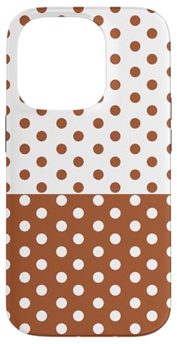 Braun und Weiß gepunktet, Vintage, Boho, ästhetisch, gepunktet, niedlich Hülle für iPhone 14 Pro Braun und Weiß gepunktet, Vintage, Boho, ästhetisch, gepunktet, niedlich Hülle für iPhone 14 Pro von DotStyle Creations