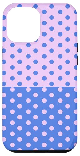 Hellblau, Rosa, gepunktet, Vintage, Boho, ästhetisch, gepunktet Hülle für iPhone 12 Pro Max Hellblau, Rosa, gepunktet, Vintage, Boho, ästhetisch, gepunktet Hülle für iPhone 12 Pro Max von DotStyle Creations