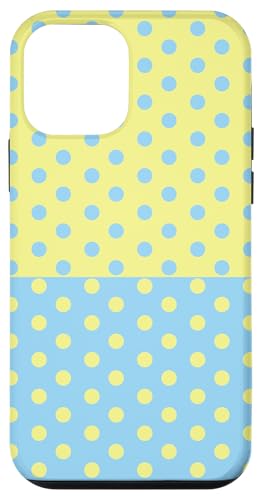 Hellblau Gelb Polka Dot Vintage Boho Ästhetisch Gepunktet Hülle für iPhone 12 mini Hellblau Gelb Polka Dot Vintage Boho Ästhetisch Gepunktet Hülle für iPhone 12 mini von DotStyle Creations