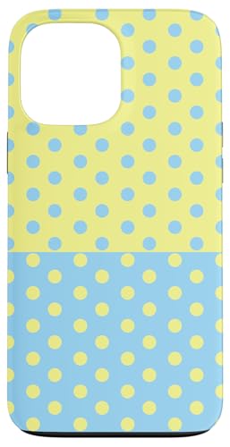 Hellblau Gelb Polka Dot Vintage Boho Ästhetisch Gepunktet Hülle für iPhone 13 Pro Max Hellblau Gelb Polka Dot Vintage Boho Ästhetisch Gepunktet Hülle für iPhone 13 Pro Max von DotStyle Creations