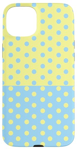 Hellblau Gelb Polka Dot Vintage Boho Ästhetisch Gepunktet Hülle für iPhone 15 Plus Hellblau Gelb Polka Dot Vintage Boho Ästhetisch Gepunktet Hülle für iPhone 15 Plus von DotStyle Creations
