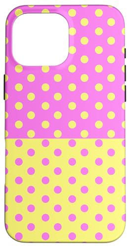 Hellrosa Gelb Polka Dot Vintage Boho Ästhetisch Gepunktet Hülle für iPhone 16 Pro Max Hellrosa Gelb Polka Dot Vintage Boho Ästhetisch Gepunktet Hülle für iPhone 16 Pro Max von DotStyle Creations