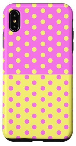Hellrosa Gelb Polka Dot Vintage Boho Ästhetisch Gepunktet Hülle für iPhone XS Max Hellrosa Gelb Polka Dot Vintage Boho Ästhetisch Gepunktet Hülle für iPhone XS Max von DotStyle Creations