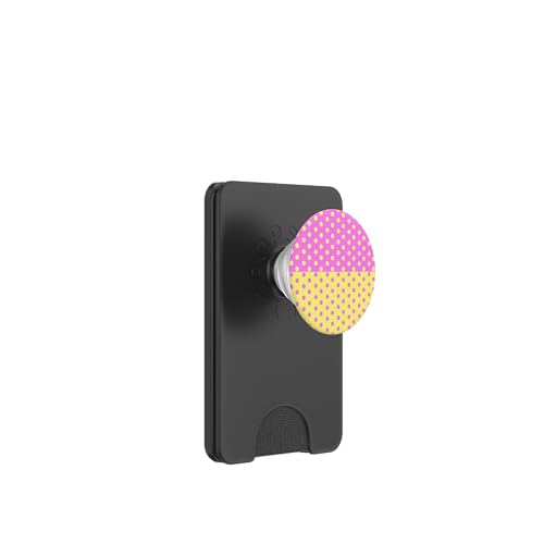 Hellrosa Gelb Polka Dot Vintage Boho Ästhetisch Gepunktet PopSockets PopWallet für MagSafe Hellrosa Gelb Polka Dot Vintage Boho Ästhetisch Gepunktet PopSockets PopWallet für MagSafe von DotStyle Creations