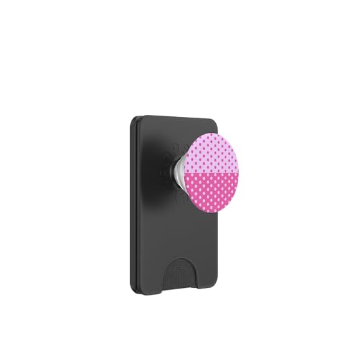 Hellrosa gepunktet, Vintage, Boho, ästhetisch, gepunktet, adrett PopSockets PopWallet für MagSafe Hellrosa gepunktet, Vintage, Boho, ästhetisch, gepunktet, adrett PopSockets PopWallet für MagSafe von DotStyle Creations