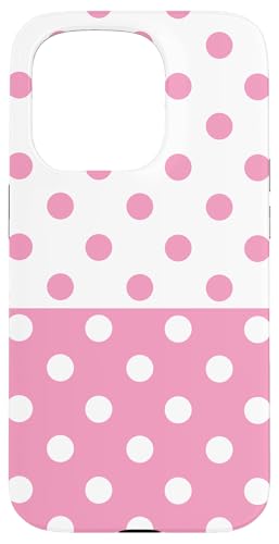 Hellrosa und Weiß gepunktet, Vintage, Boho, ästhetisch, gepunktet Hülle für iPhone 15 Pro Hellrosa und Weiß gepunktet, Vintage, Boho, ästhetisch, gepunktet Hülle für iPhone 15 Pro von DotStyle Creations
