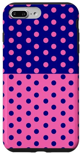 Marineblau Rosa Polka Dot Vintage Boho Ästhetisch Gepunktet Niedlich Hülle für iPhone 7 Plus/8 Plus Marineblau Rosa Polka Dot Vintage Boho Ästhetisch Gepunktet Niedlich Hülle für iPhone 7 Plus/8 Plus von DotStyle Creations