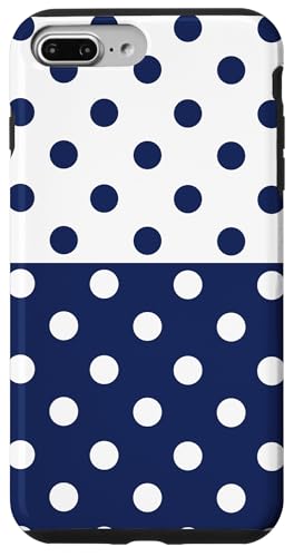 Marineblau Weiß Polka Dot Vintage Boho Ästhetisch Gepunktet Hülle für iPhone 7 Plus/8 Plus Marineblau Weiß Polka Dot Vintage Boho Ästhetisch Gepunktet Hülle für iPhone 7 Plus/8 Plus von DotStyle Creations