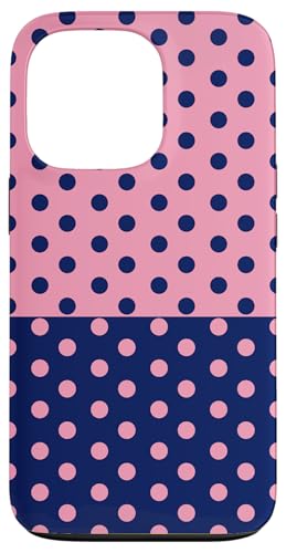 Marineblau und Rosa gepunktet, Vintage, Boho, ästhetisch, gepunktet Hülle für iPhone 13 Pro Marineblau und Rosa gepunktet, Vintage, Boho, ästhetisch, gepunktet Hülle für iPhone 13 Pro von DotStyle Creations
