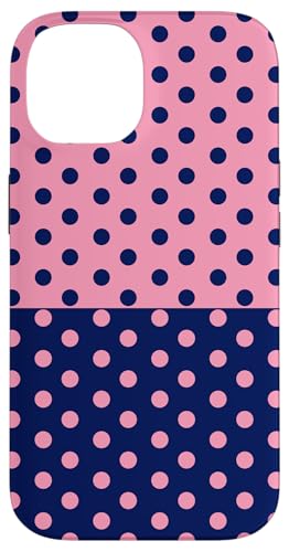 Marineblau und Rosa gepunktet, Vintage, Boho, ästhetisch, gepunktet Hülle für iPhone 14 Marineblau und Rosa gepunktet, Vintage, Boho, ästhetisch, gepunktet Hülle für iPhone 14 von DotStyle Creations