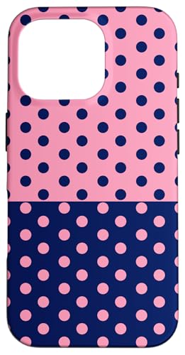 Marineblau und Rosa gepunktet, Vintage, Boho, ästhetisch, gepunktet Hülle für iPhone 16 Pro Marineblau und Rosa gepunktet, Vintage, Boho, ästhetisch, gepunktet Hülle für iPhone 16 Pro von DotStyle Creations