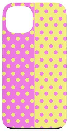 Polka Dot Vintage Boho, ästhetisch, gelb und rosa gepunktet, niedlich Hülle für iPhone 13 von DotStyle Creations