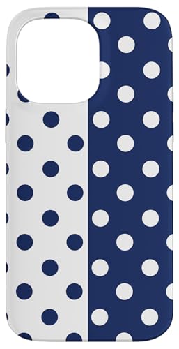 Polka Dot Vintage Boho Aesthetic Marineblau und Weiß gepunktet Hülle für iPhone 14 Pro Max Polka Dot Vintage Boho Aesthetic Marineblau und Weiß gepunktet Hülle für iPhone 14 Pro Max von DotStyle Creations
