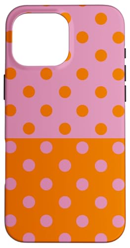 Rosa und Orange Polka Dot Vintage Boho Ästhetisch Gepunktet Niedlich Hülle für iPhone 16 Pro Max Rosa und Orange Polka Dot Vintage Boho Ästhetisch Gepunktet Niedlich Hülle für iPhone 16 Pro Max von DotStyle Creations