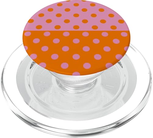 Rosa und Orange Polka Dot Vintage Boho Ästhetisch Gepunktet Niedlich PopSockets PopGrip für MagSafe Rosa und Orange Polka Dot Vintage Boho Ästhetisch Gepunktet Niedlich PopSockets PopGrip für MagSafe von DotStyle Creations