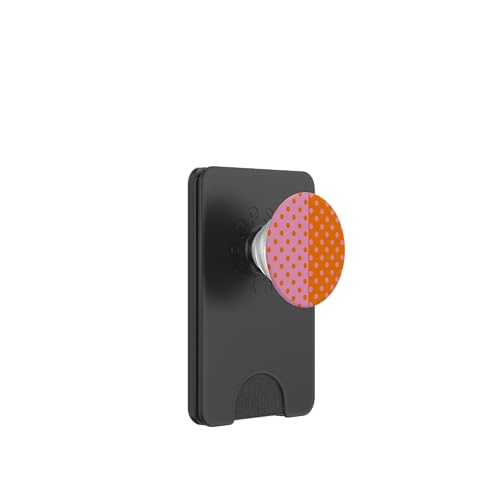 Rosa und Orange Polka Dot Vintage Boho Ästhetisch Gepunktet Niedlich PopSockets PopWallet für MagSafe Rosa und Orange Polka Dot Vintage Boho Ästhetisch Gepunktet Niedlich PopSockets PopWallet für MagSafe von DotStyle Creations