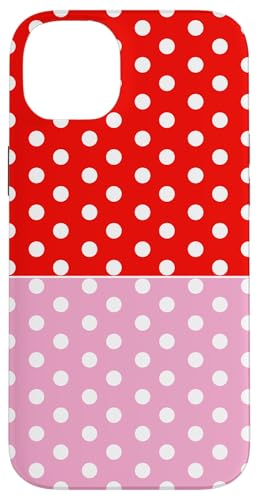 Rot Rosa Polka Dot Vintage Boho Ästhetisch Weiß Gepunktet Hülle für iPhone 14 Plus Rot Rosa Polka Dot Vintage Boho Ästhetisch Weiß Gepunktet Hülle für iPhone 14 Plus von DotStyle Creations