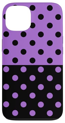 Schwarz und Lila Polka Dot Vintage Boho Ästhetisch Gepunktet Hülle für iPhone 13 Schwarz und Lila Polka Dot Vintage Boho Ästhetisch Gepunktet Hülle für iPhone 13 von DotStyle Creations