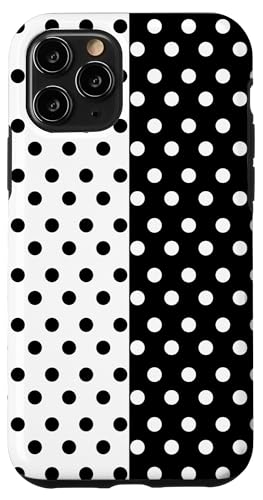 Schwarz und Weiß Polka Dot Vintage Boho Ästhetisch Gepunktet Niedlich Hülle für iPhone 11 Pro Schwarz und Weiß Polka Dot Vintage Boho Ästhetisch Gepunktet Niedlich Hülle für iPhone 11 Pro von DotStyle Creations