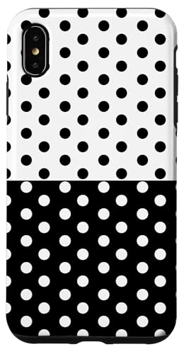 Schwarz und Weiß Polka Dot Vintage Boho Ästhetisch Gepunktet Niedlich Hülle für iPhone XS Max Schwarz und Weiß Polka Dot Vintage Boho Ästhetisch Gepunktet Niedlich Hülle für iPhone XS Max von DotStyle Creations