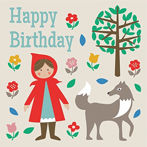 Geburtstagskarte, verschiedene Designs Rotkäppchen von Dotcomgiftshop