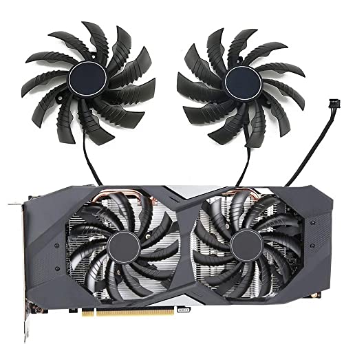 DOTODO 95 mm PLD10010S12H/PLD10010S12HH GPU Grafikkarten-Kühler Ersatz für Gigabyte GTX 1660 ti/GTX 1650 / RTX 2060 2070 2080 Grafikkartenkühler (Lüfter) von Dotodo