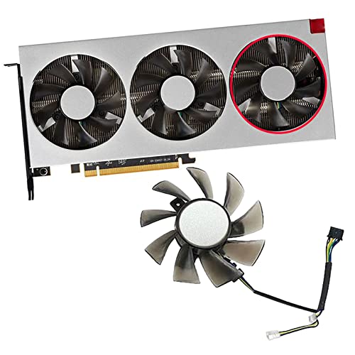Dotodo 75MM FD8015H12S 12V 0.32A RadeonVII Lüfter für Grafikkarte Kühler für AMD XFX Radeon VII Lüfter Ersetzen Sie Den Kühler (C-Fan) von Dotodo