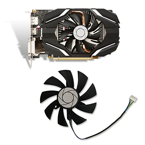 Dotodo 85MM Grafikkartenlüfter HA9015H12SF-Z Lüfter für Grafikkarte Kühler für MSI GTX 1060 ITX OC 6G GTX 950 R7 360 2GD5 GTX 1060 OC 3G Lüfter Ersetzen Sie Den Kühler von Dotodo