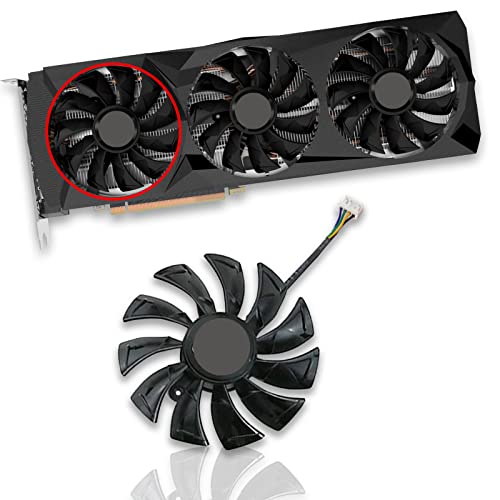 Dotodo 87 mm GA92S2U DC12V 0.46A 4PIN Grafikkarte Kühlt Lüfter für ZOTAC GeForce RTX 2080 RTX 2080 Ti AMP Edition Fan A von Dotodo