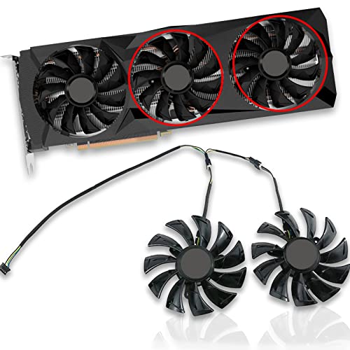 Dotodo 87 mm GA92S2U DC12V 0.46A 4PIN Grafikkarte Kühlt Lüfter für ZOTAC GeForce RTX 2080 RTX 2080 Ti AMP Edition Fan Fan Dotodo 87 mm GA92S2U DC12V 0.46A 4PIN Grafikkarte Kühlt Lüfter für ZOTAC GeForce RTX 2080 RTX 2080 Ti AMP Edition Fan Fan von Dotodo