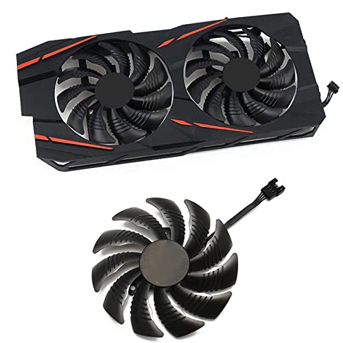 Dotodo 88MM T129215SU TPLD9210S12HH 4-polig Lüfter für Grafikkarte Kühler für Gigabyte GTX 1050 1060 1070 960 RX 470 480 570 580 Lüfter Ersetzen Sie Den Kühler (Grafikkartenlüfter-A) von Dotodo