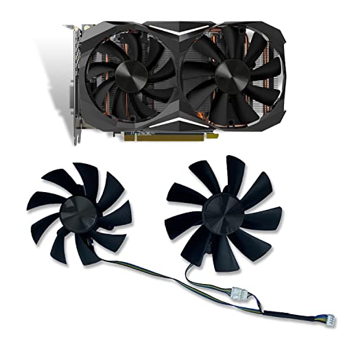 Dotodo 88mm/100mm GA92S2H 4-poliger Grafikkartenlüfter Ersatz für ZOTAC GeForce GTX 1060 1070 1080 / GTX 1070ti 1080ti Mini Grafikkarten lüfter (Grafikkarten Kühler - AB) von Dotodo