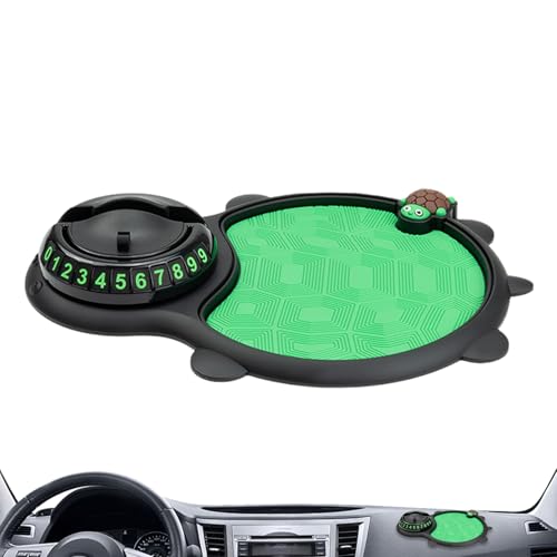 Dottduya Autobahn-Ablagemappe | Handyhalterung Für Auto - Multifunktionale Organizer-Ablage Mit Parknummer Für Auto, Schreibtisch & Schlüssel, Rutschfester Halter von Dottduya