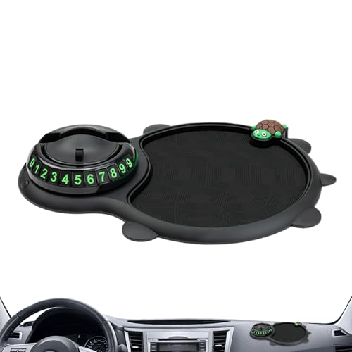 Dottduya rutschfeste Unterlage Für Auto,Handyhalterung Für Auto - Multifunktionale Organizer-Ablage Mit Parknummer Für Auto, Schreibtisch & Schlüssel, Rutschfester Halter von Dottduya